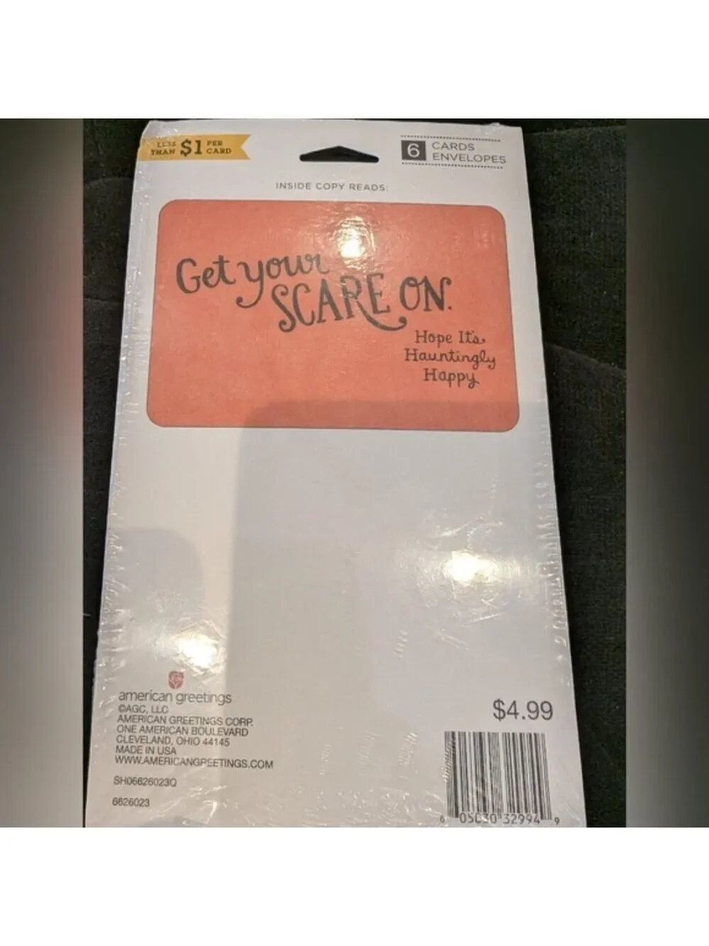 American Greetings It's Halloween cards 2 x 6 packs sealed